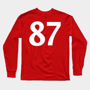 Chiefs Number 87 Long Sleeve T-Shirt